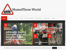 Tablet Screenshot of mumofthreeworld.com